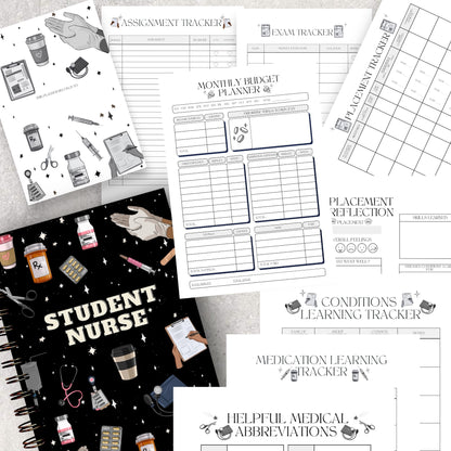 HARDBACK STUDENT NURSE PLANNERS