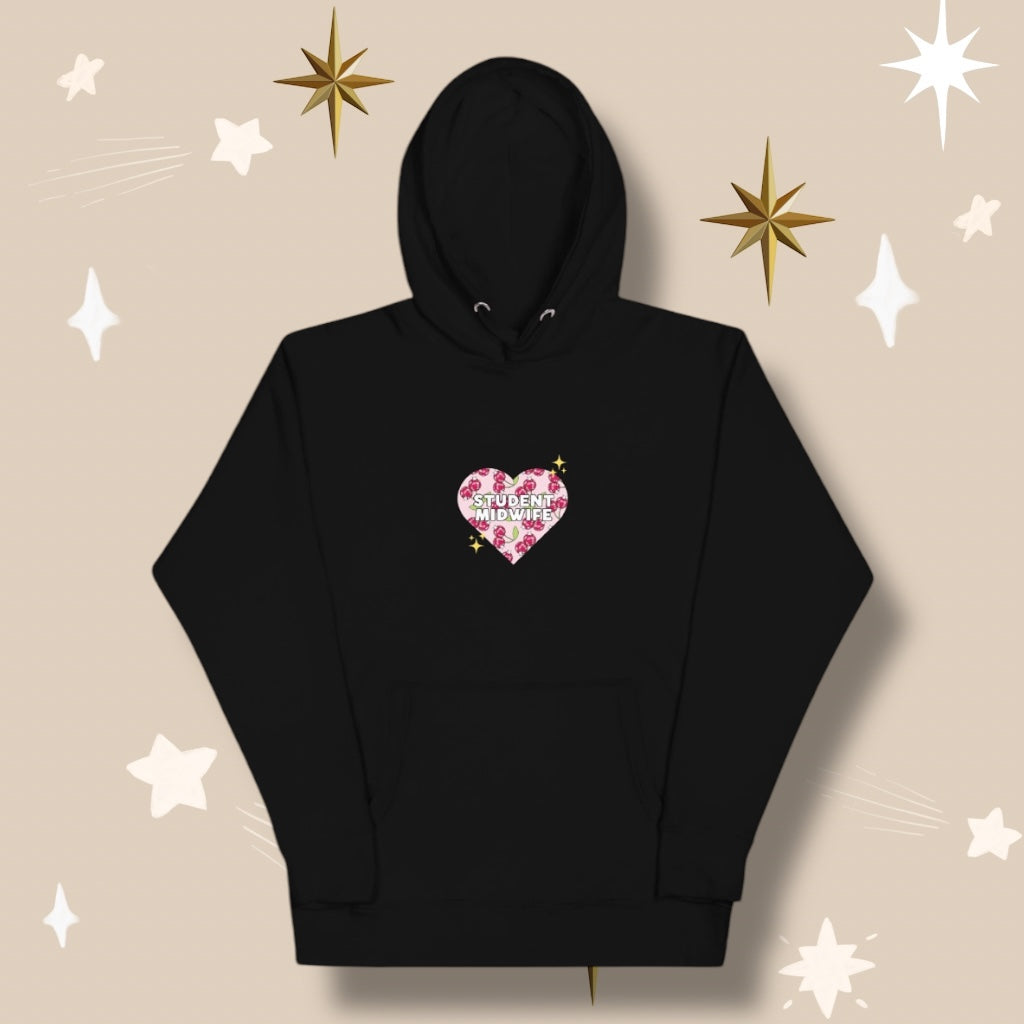 Student Midwife ‘Cherry Disco’ Hoodie