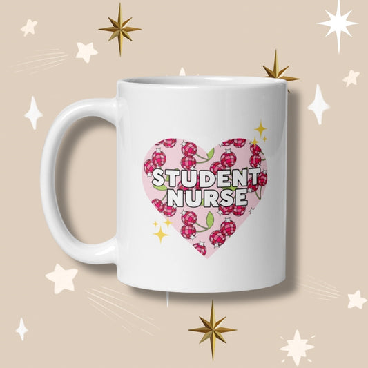 Student Nurse ‘Cherry Disco’ Mug