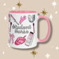 Student Nurse 'Disco' Mug with Pink Details