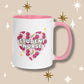 Student Nurse 'Cherry Disco' Mug with Pink Details