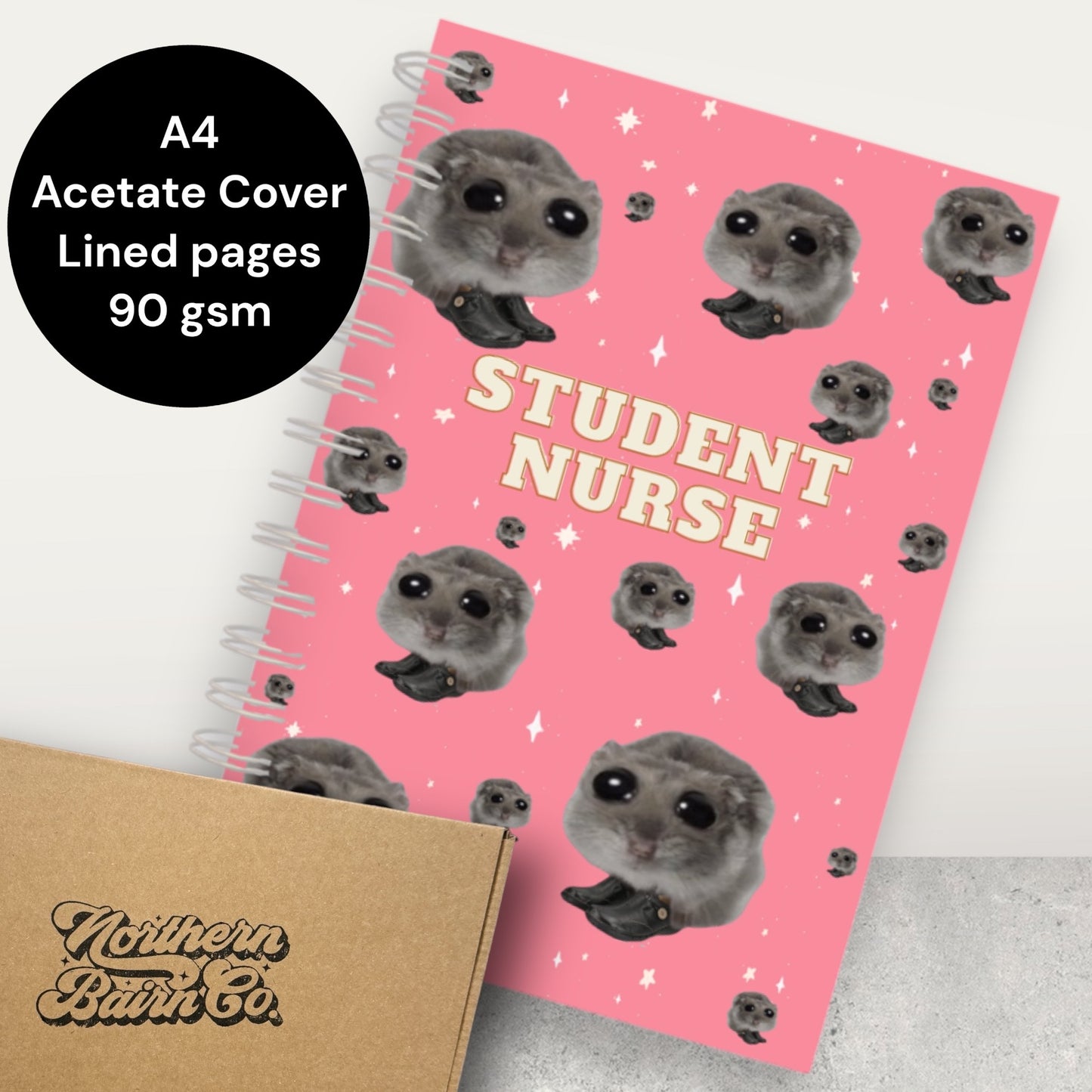 STUDENT NURSE A4 LINED NOTEBOOKS