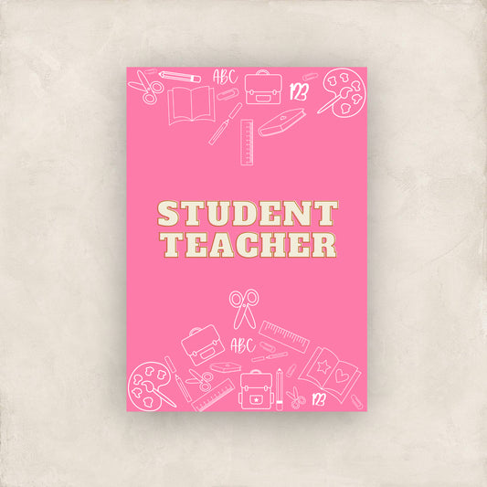 Student Teacher Weekly Planner